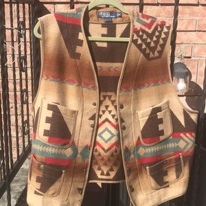 Vintage RL polo wool vest